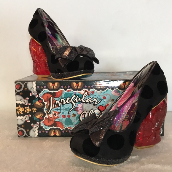 Irregular Choice Strawberry Fudge Heels 38 US 7.5 - Picture 2 of 15